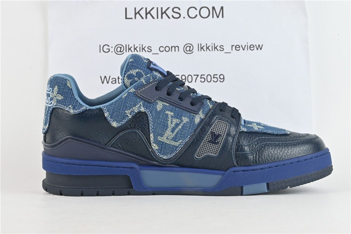L0vis Vvtt0n LV Trainer x Nigo Blue Demin
